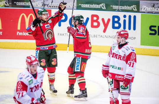 Viktor Stålberg, Frölunda, jublar
