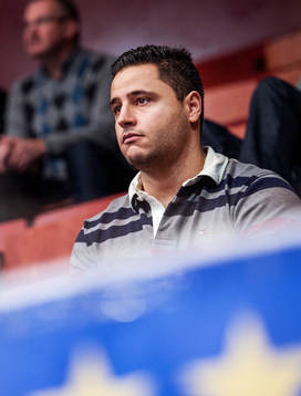 Nacor Medina Perez, Redbergslid, såg matchen från