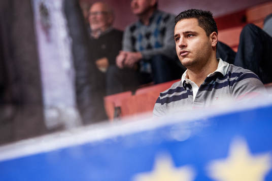 Nacor Medina Perez, Redbergslid, såg matchen från