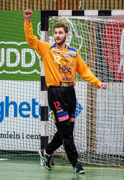 Robert Bladh, målvakt, Drott, jublar