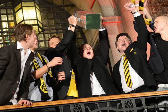 Elfsborg firar segern i Borås