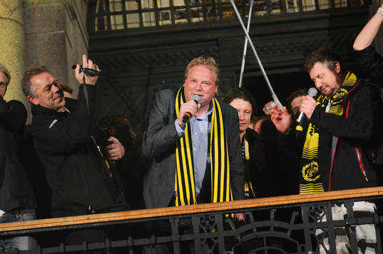 Elfsborg firar segern i Borås