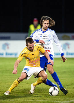 Närkamp mellan Martin Ingelsson, Lund, och Vladica