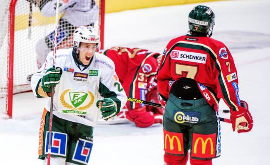 Per Åslund, Färjestad, jublar