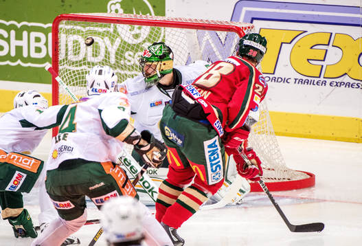 Dick Axelsson, Frölunda, gör 1-1