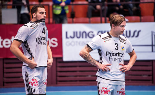 Mario Lipovac och Martin Adolfsson, Redbergslid, deppar