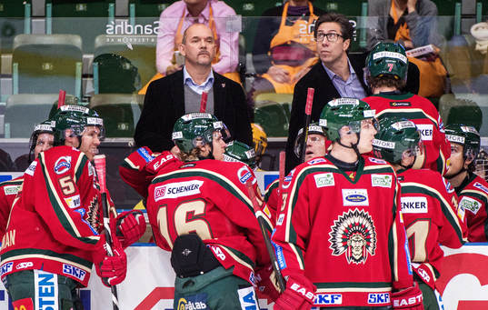 Kent Johansson, tränare, och Christian Lechtaler,