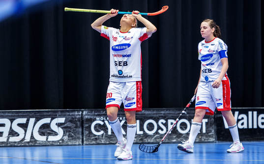 Fanny Schulstad och Åsa Tjusberg, Huddinge, deppar