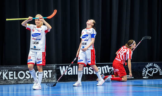 Fanny Schulstad och Åsa Tjusberg, Huddinge, deppar