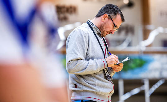 Jerry Hallbäck, tränare Aranäs, för anteckningar