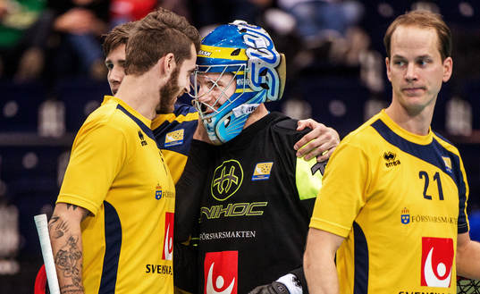 Partik Åman, målvakt, Sverige, var nöjd med att hålla