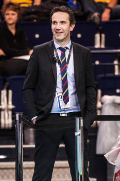 En nöjd Jan-Erik Vaara, förbundskapten Sverige