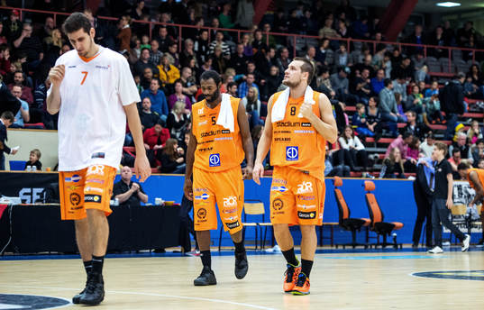 Randall Hanke, Fred Drains och Edgars Jeromanovs,
