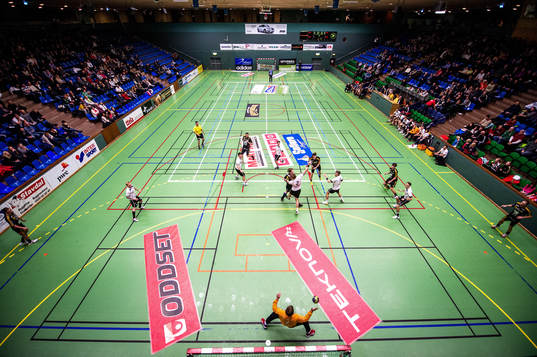 Interiör på Arena Älvhögsborg i Trollhättan