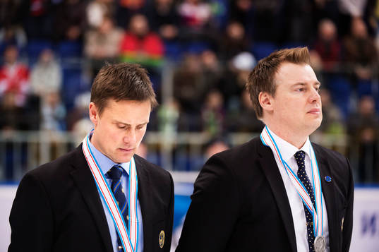 Roger Rönnberg, huvudtränare, och Rikard Grönborg,