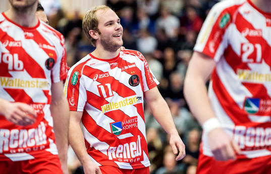 Martin Östholm, Pixbo, är glad