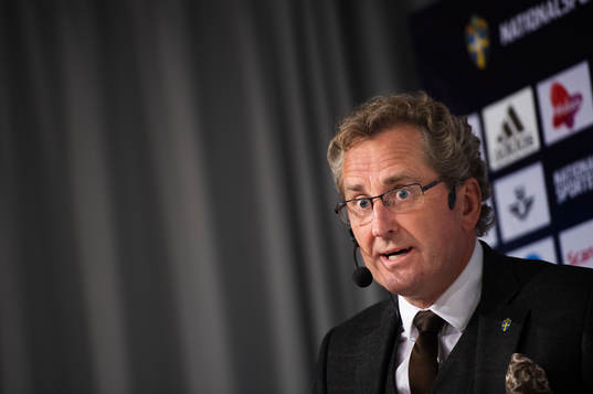 Erik Hamrén, förbundskapten Sverige, presenterade