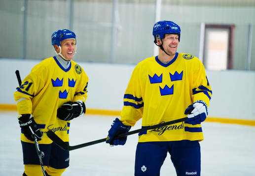 Börje Salming och Mats Sundin