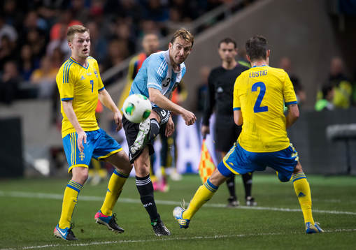 Fotboll, träningslandskamp, Sverige - Argentina