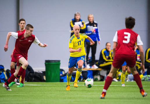 Fotboll, Träningsmatch, Dam, Sverige - Stockholm FA Boys