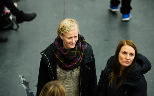 Carolina Klüft fanns på plats i Norrköping