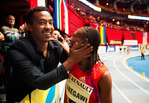 Henok Weldegebriel kramar om Abeba Aregawi, Sverige