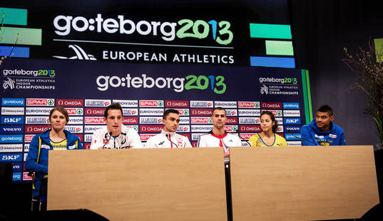 Emma Green Tregaro, Sverige, Renaud Lavillenie, Frankrike,