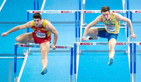 Juan Ramon Barragan, Spanien, Filip Lööv, Sverige, i