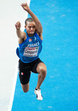 Benjamin Compaoré, Frankrike, hoppar i herrarnas