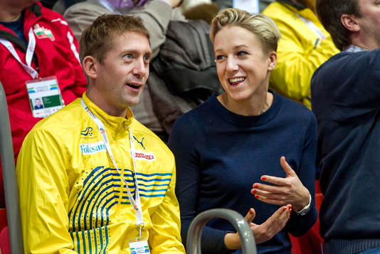 Yannick Tregaro och Kajsa Bergqvist följer tävlingarna