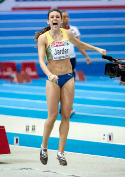 Erica Jarder, Sverige, jublar