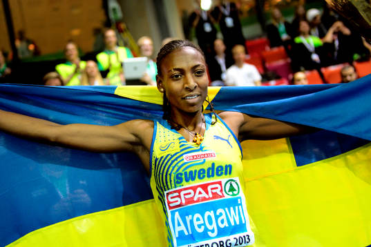 Abeba Aregawi, Sverige, jublar