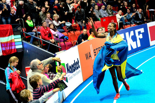 Abeba Aregawi, Sverige, jublar