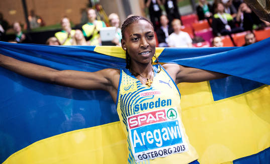 Abeba Aregawi, Sverige, jublar