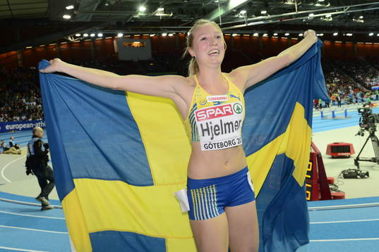 Moa Hjelmer, Sverige, vinner brons på 400m