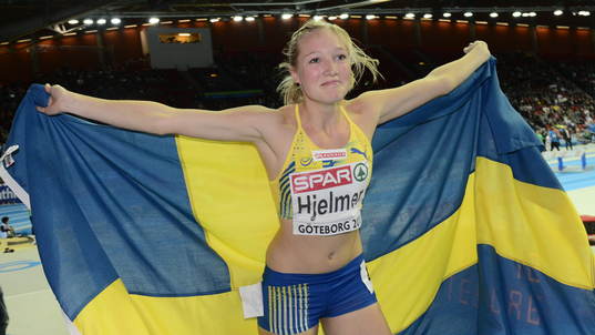 Moa Hjelmer, Sverige, vinner brons på 400m