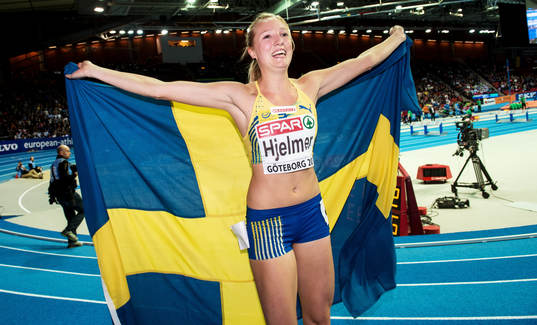 Moa Hjelmer, Sverige, vinner brons på 400m