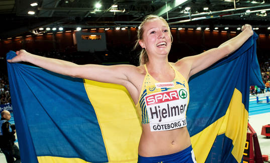 Moa Hjelmer, Sverige, vinner brons på 400m