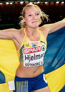 Moa Hjelmer, Sverige, vinner brons på 400m