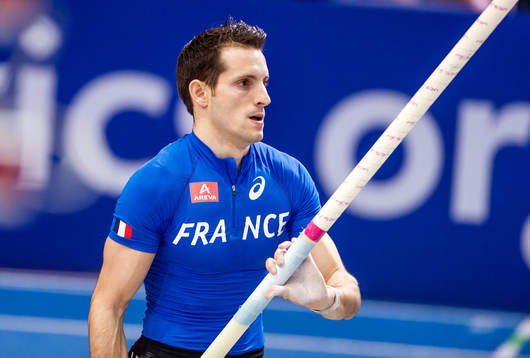 Renaud LAVILLENIE, Frankrike, förbereder sig för att