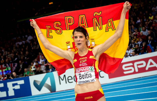 Ruth Beitia, Spanien, vann höjdfinalen
