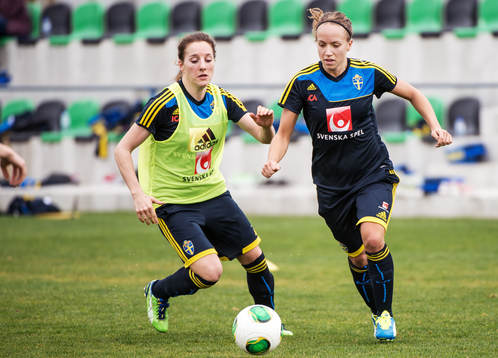 Antonia Göransson och Malin Levenstad, jagar