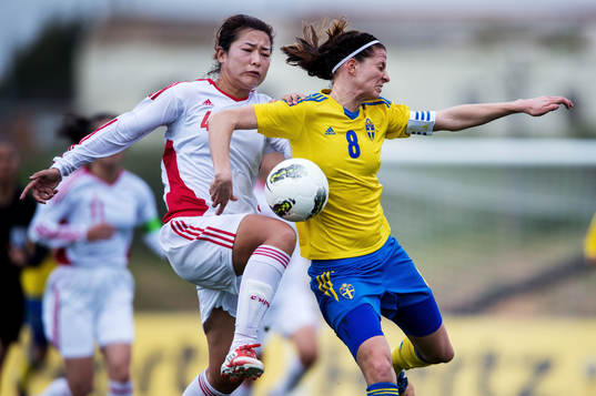 Bläddra bland fler bilder av Fotboll, Dam, Algarve Cup, Sverige - Kina