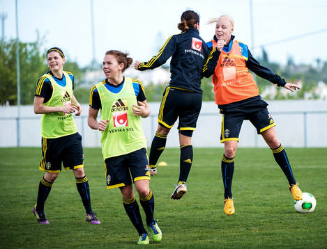 Susanne Moberg, Jessica Samuelsson, Hanna Folkesson och