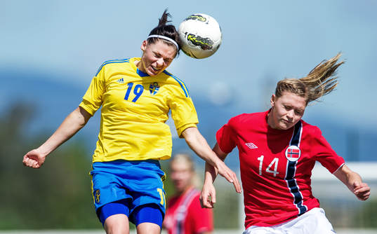 Nickduell mellen Susanne Moberg, Sverige, och Ingvild