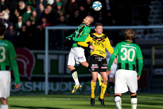 Joel Johansson, Gais, i nickduell med Marcus Rohdén,