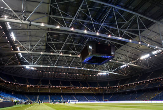 Irland tränar på Friends arena, med taket stängt