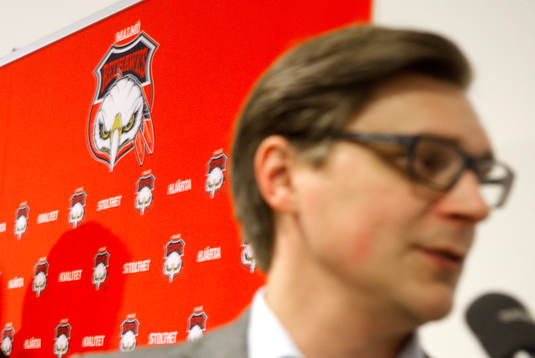 Björn Hellkvist, en av de nya tränarna i MIF Redhawks