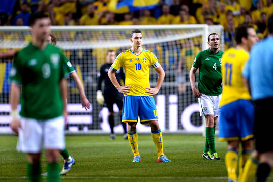 Zlatan Ibrahimović, Sverige ser frustrerad ut