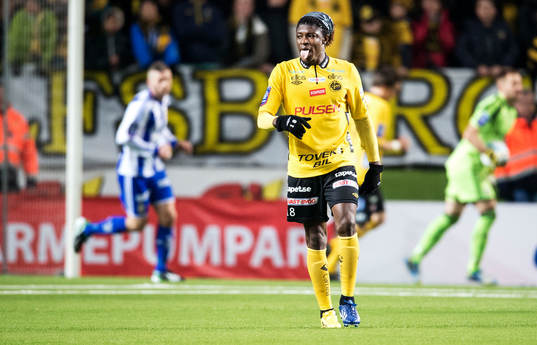 Mohamed Bangura, Elfsborg, räcker ut tungan